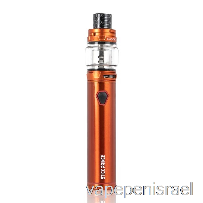 ערכת חד פעמית Vape Israel Smok Stick Prince - Tfv12 Prince Orange בסגנון עט